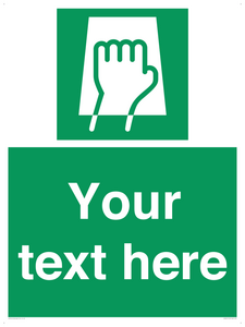 Custom Push Pad Sign